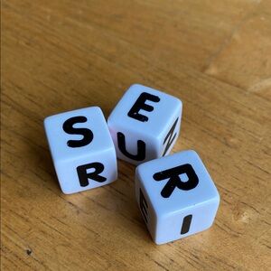 Board Game Parts word game, 3 only